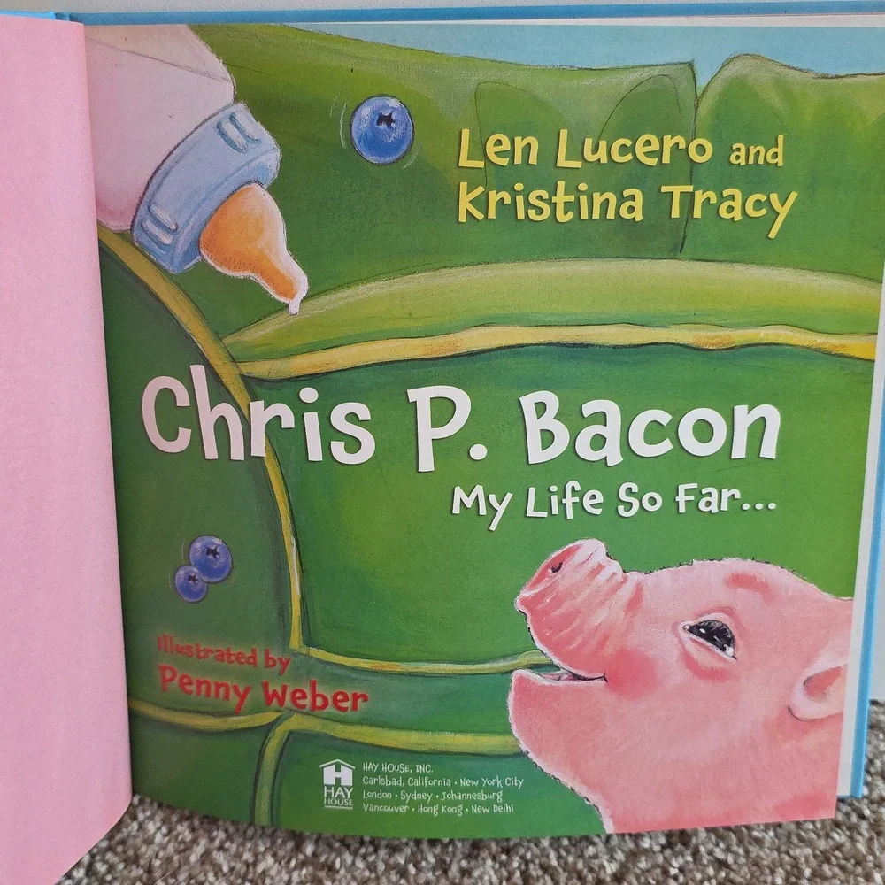 Hardcover Books Chris P. Bacon: My Life So Far, Going Places, Chilla Gorilla
